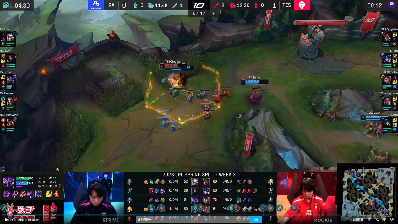 Ming连续十场比赛得分超过关键助攻，TES挑战极限！